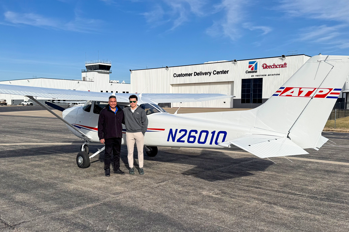 Cessna Delivery at ATP Training Center