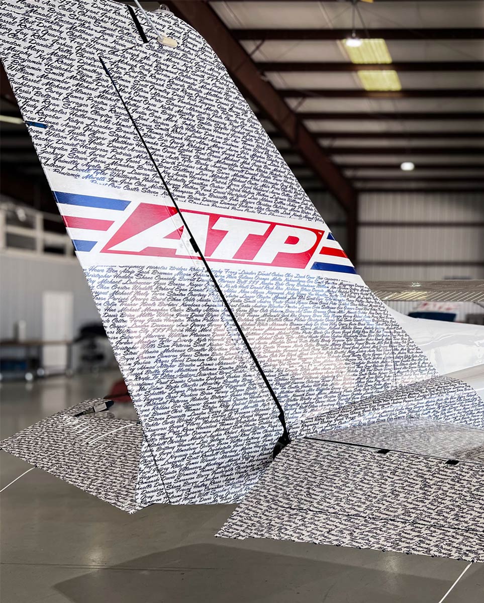 Career Track 40 - ATP Dedicates Plane to Alumni