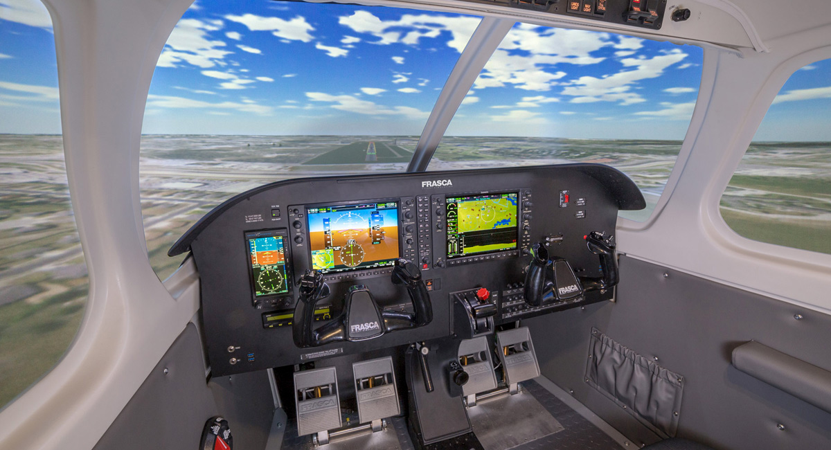 Frasca TruFlite Cessna Garmin G1000 AATD